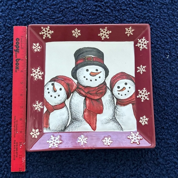 Serving Plate snowman ⛄️ - Picture 3 of 4